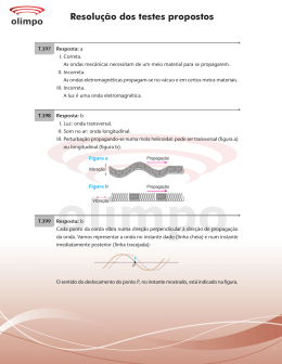 Resolu&ccedil;&atilde;o dos testes propostos