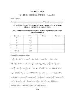PUC-RIO &ndash; CB-CTC G1 &ndash; F&Iacute;SICA MODERNA &ndash; 03-10