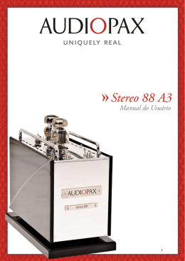 Stereo 88 A3 - Manual do Usuário