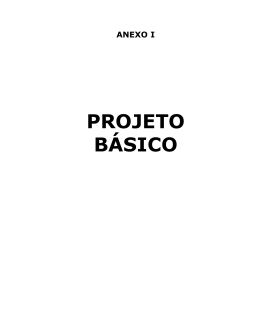 Anexo I - PROJETO B&Aacute;SICO - Portal Eletrobras Distribui&ccedil;&atilde;o Roraima