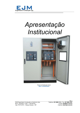 Apresenta&ccedil;&atilde;o Institucional - EJM .:. Solu&ccedil;&otilde;es Completas