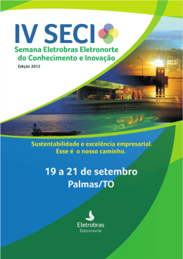 programa&ccedil;&atilde;o - Eletronorte