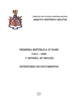 1&ordf; Rep&uacute;blica (2&ordf; fase) (1914-1926)