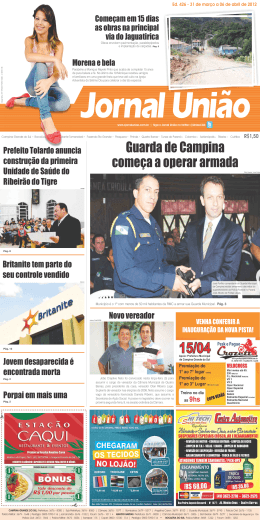 Guarda de Campina come&ccedil;a a operar armada