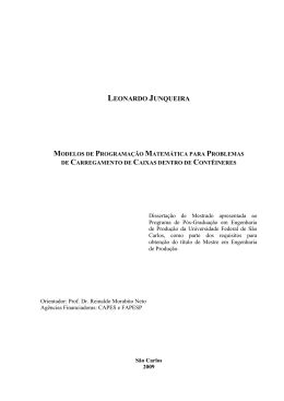 LEONARDO JUNQUEIRA - UFSCar - Universidade Federal de S&atilde;o