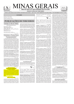 PUBLICA&Ccedil;&otilde;ES DE TERCEIRoS