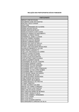 Veja os associados que j&aacute; se tornaram s&oacute;cios-fundadores