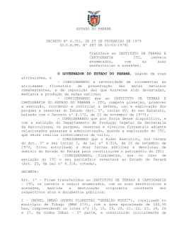 ESTADO DO PARAN&Aacute; DECRETO N&ordm; 6.351, DE 23 DE
