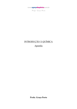 Estrutura at&ocirc;mica, tabela peri&oacute;dica e liga&ccedil;&otilde;es qu&iacute;micas