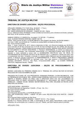 Di&aacute;rio da Justi&ccedil;a Militar Eletr&ocirc;nico