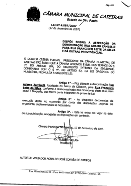 DISPÕE sogRE: A ALTERAÇÃO DA