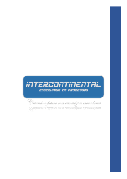 Apresentação Intercontinental Engenharia em Processos