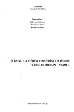 0 Brasil e a ciência económica em debate