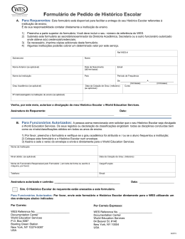 Vers&atilde;o em portugu&ecirc;s  - World Education Services