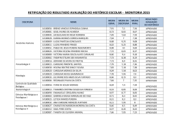 retifica&ccedil;&atilde;o do resultado avalia&ccedil;&atilde;o do hist&oacute;rico escolar