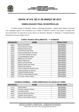 Edital 019 2013