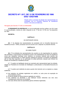 Decreto nº 1.817, de 12 de fevereiro de 1996