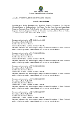 ATA DA 07&ordf; SESS&Atilde;O, EM 02 DE FEVEREIRO DE 2010. SESS&Atilde;O