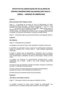 Clique aqui e veja o estatuto da associa&ccedil;&atilde;o de ex-alunos