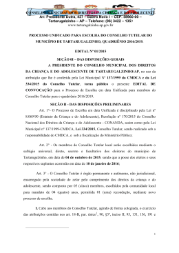 EDITAL DEFINITIVO 2015 - Logo do Editor/Gestor