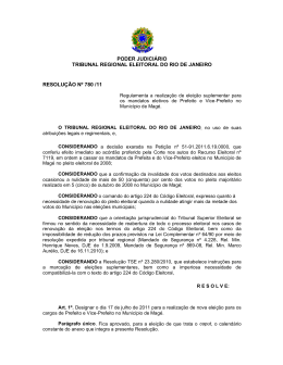 2011 - elei&ccedil;&otilde;es suplementares Mag&eacute;