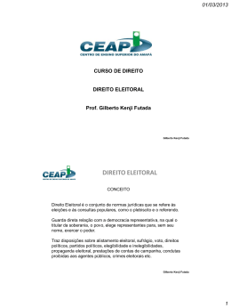 DIREITO ELEITORAL