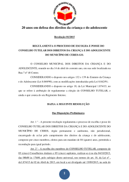 20 anos em defesa dos direitos da criança e do