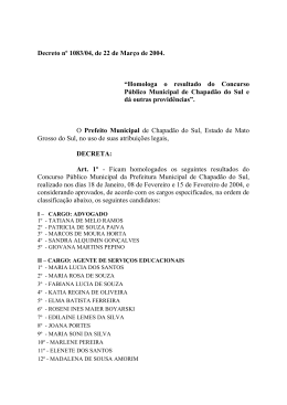 Decreto n&ordm; 1083/04, de 22 de Mar&ccedil;o de 2004.