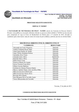 Inscri&ccedil;&otilde;es-Deferidas