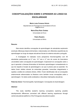 a) t&iacute;tulo do artigo: aspectos centrais na conceptualiza&ccedil;&atilde;o de