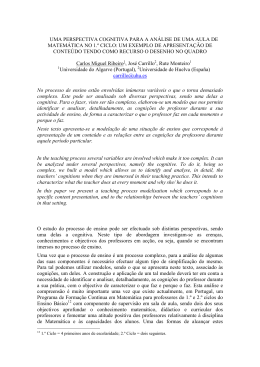 Generaliza&ccedil;&atilde;o de Padr&otilde;es no 5&ordm; Ano de Escolaridade