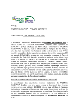 FAZENDA CARAPAN&Atilde; - Professor Jose Barbosa Leite Neto