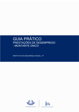 Guia Pr&aacute;tico Presta&ccedil;&otilde;es de Desemprego - Presta&ccedil;&atilde;o &Uacute;nica