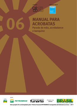 MANUAL PARA ACROBATAS - Circo Crescer e Viver
