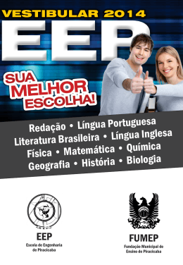 PROVA VESTIBULAR 2014
