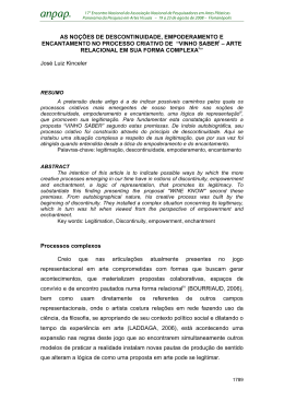 As No&ccedil;&otilde;es de Descontinuidade, Empoderamento e