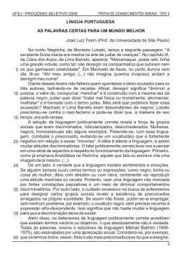 AS PALAVRAS CERTAS PARA UM MUNDO MELHOR Jos&eacute; Luiz