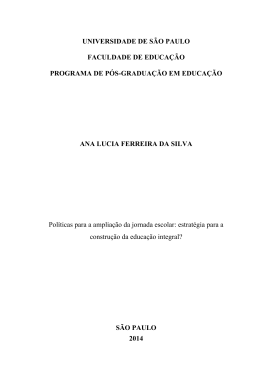 ana lucia ferreira da silva - Biblioteca Digital de Teses e
