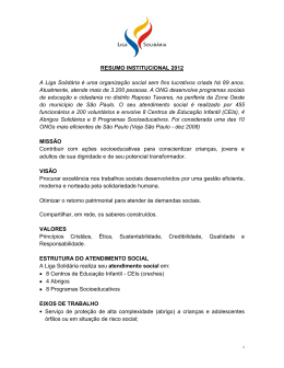 Resumo Institucional 2012clique para fazer o