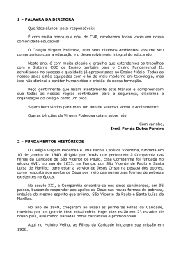 1 &ndash; PALAVRA DA DIRETORA Queridos alunos, pais, respons&aacute;veis