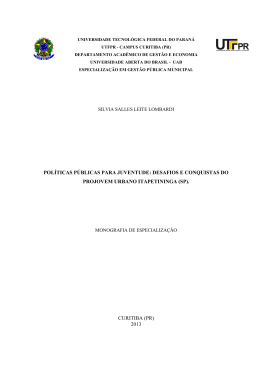 pol&iacute;ticas p&uacute;blicas para juventude: desafios e conquistas do