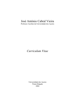 Jos&eacute; Ant&oacute;nio Cabral Vieira