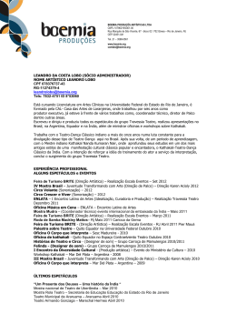 Acesse aqui o curr&iacute;culo completo de Leandro Lobo