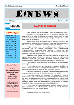 Agosto 2007 - Egelte Engenharia Ltda