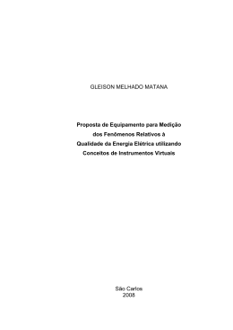 GLEISON MELHADO MATANA Proposta de Equipamento para