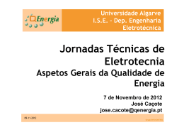 NP-EN 50160 - Instituto Superior de Engenharia