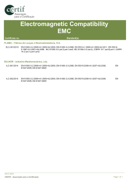 Electromagnetic Compatibility EMC