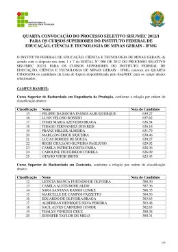 4&ordf; Convoca&ccedil;&atilde;o DIVULGA&Ccedil;&Atilde;O
