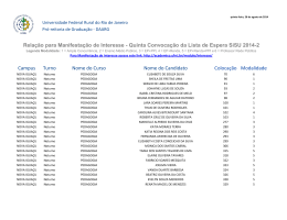Quinta Convoca