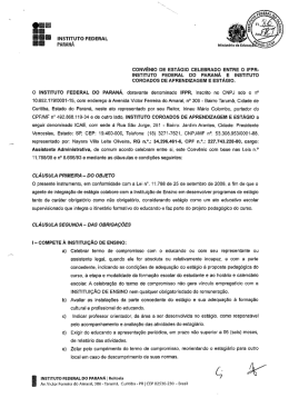 Conv&ecirc;nio 03-2015